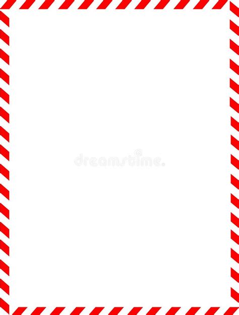 Christmas Border / Candy Cane Stock Vector - Illustration of silhouette ...