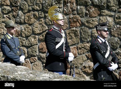 Roma Italia 22 De Marzo De 2024 Las Fuerzas Del Orden Rinden