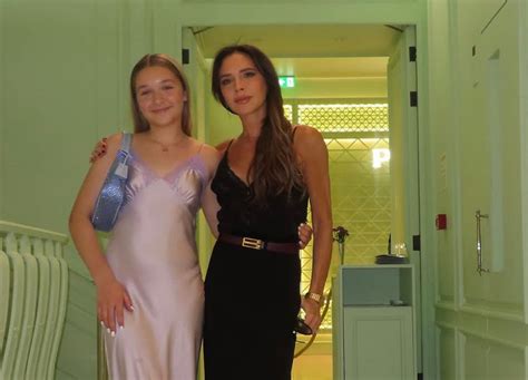 Victoria Beckham Throws Designer Do For Harpers Birthday