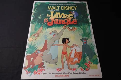 Le Livre De La Jungle The Jungle Book Affiche Cinema Animation Walt