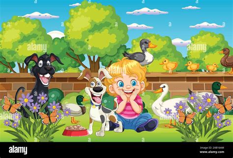 Adventure With Dogs Stock Vector Images Alamy