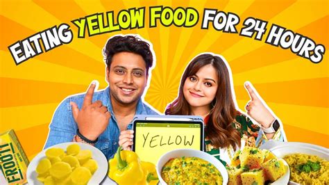 We Ate Only Yellow Food For Hours Never Tried Before Foods