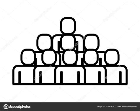 Group Of People Teamwork Silhouette Stock Vector Image By Yupiramos