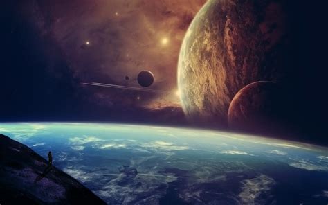 Planets Surface of planets Fantasy Space wallpaper | space | Wallpaper Better