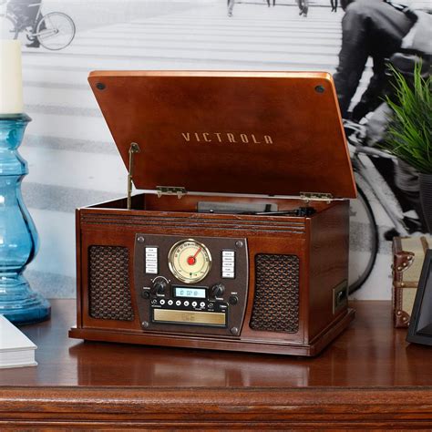 Victrola Navigator En Reproductor Cl Sico De Discos Bluetooth Con