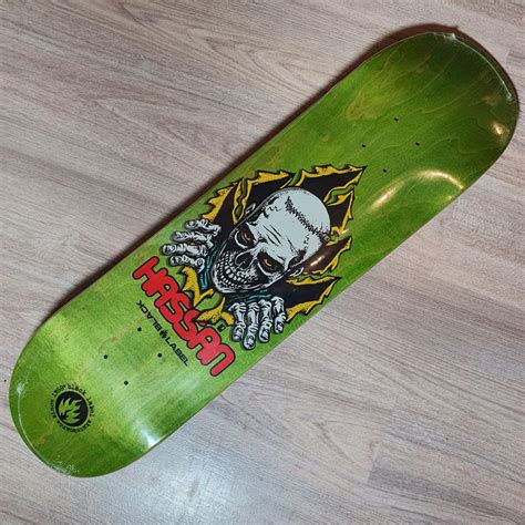 Skateboard Deck Old School Black Label Omar Hassan Ripper Green 8.38 ...