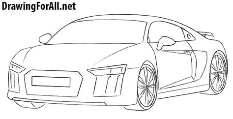 Dibujos Para Colorear De Coches Audi R8 Di Bujos Para Colorear