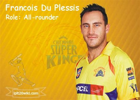 Details Of Faf Du Plessis Profile And Wallpapers Cricket Stars