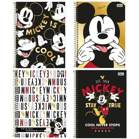 Cad Cd Univ Mickey M F Tilibra Ellos Papelaria