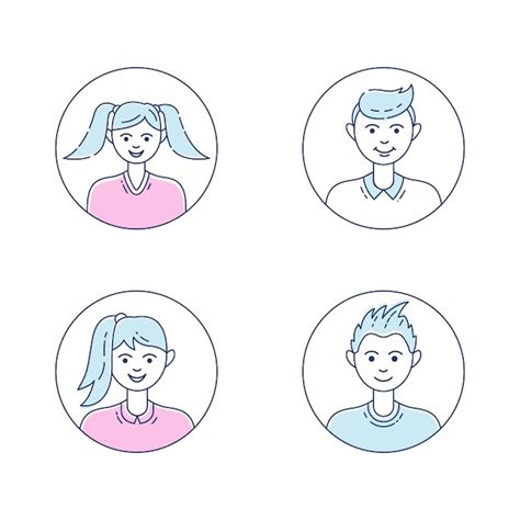 Premium Vector Avatar Vector Icon Design Illustration