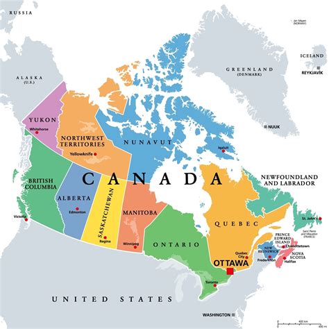 Canadian Provinces And Territories Mappr