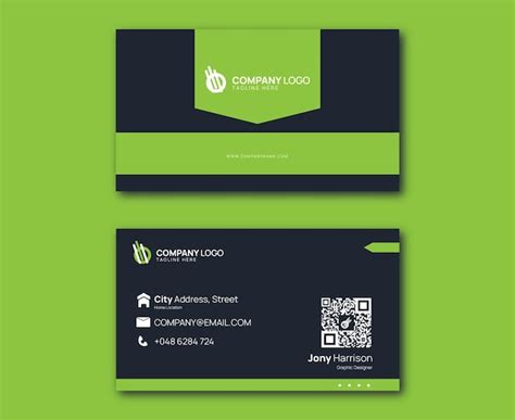 Premium Vector Abstract Business Card Template