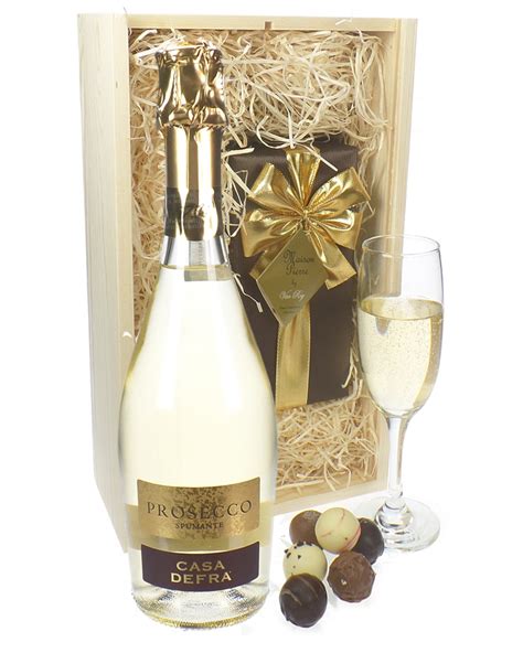 Prosecco Chocolates Gift Set Prosecco Gifts Sparkling Direct