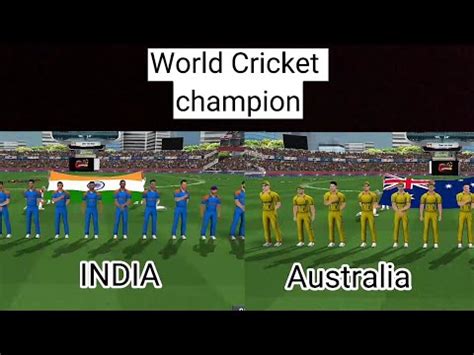 World Cricket Championship Wcc India Vs Australia Cricket