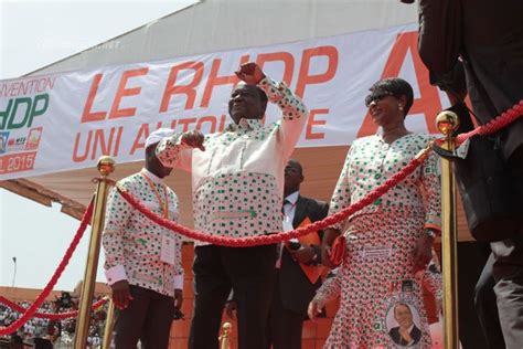 Investiture Du Candidat Du Rhdp Forte Mobilisation Des Partis Membres