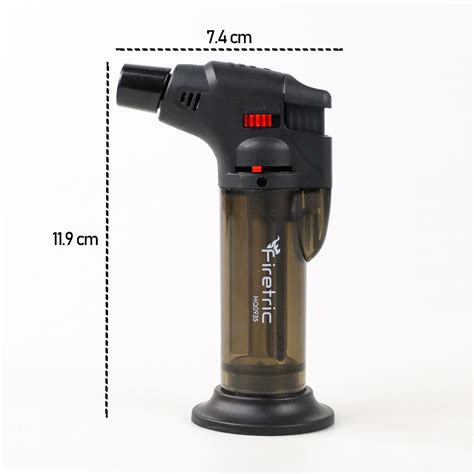 Firetric Korek Api Gas Butane Torch Jet Windproof Hq Black