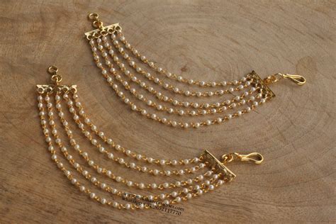 Ear Pearl Chains Moksha Accessories