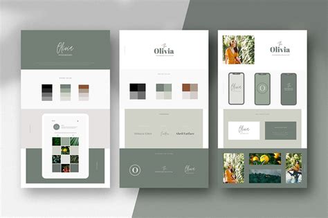 Canva Brand Board Templates Free Demo Template Behance