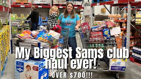 Huge Sams Club Haul My Biggest Haul Ever January 2022 Youtube