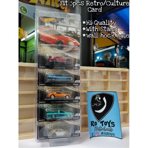 Hot Wheels Blister Card Protector Cover For 5 Card Premium Retro Entertainment Car Culture