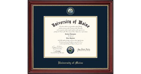 Masterpiece Medallion Diploma Frame In Kensington Gold The University