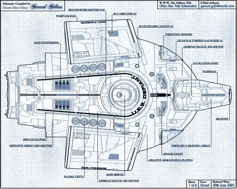 Q3: uss defiant blueprints