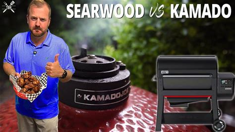 Weber Searwood Vs Kamado Joe Smoke Fried Wings Youtube