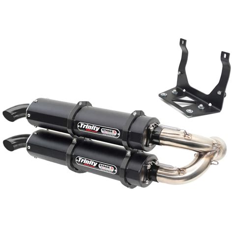 Trinity Racing Slip On Exhaust For Can Am Maverick X3 Addiction