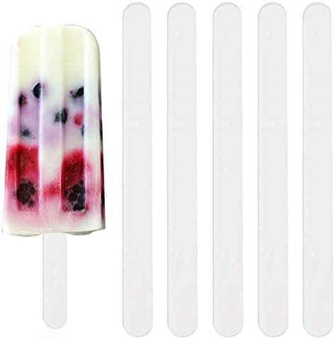 Pcs Reusable Acrylic Cakesicle Sticks Mirror Popsicle Sticks For