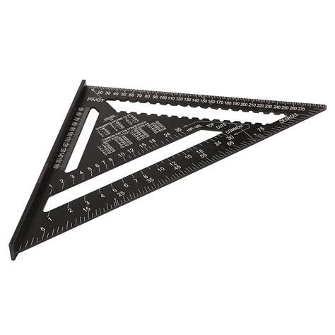 Buy Hometool Metric Triangle Ruler 12 Inch Rafter Aluminum Alloy Metric Triangle Ruler Double