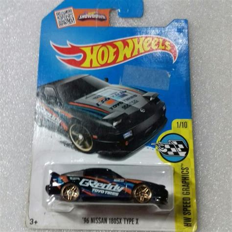 Jual Hot Wheels Nissan Sx Type X Card Hw Speed Graphics Tmp Greddy Shopee Indonesia