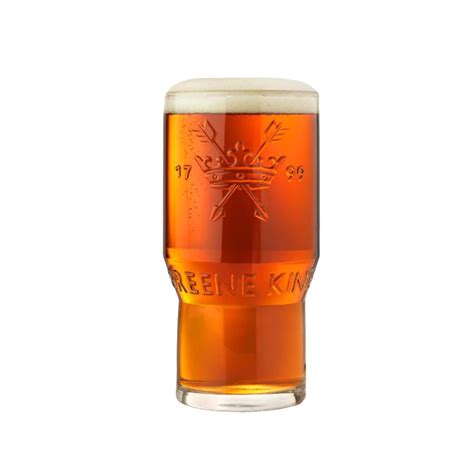 Greene King Beer Glass Pint20oz Garagebar Limited