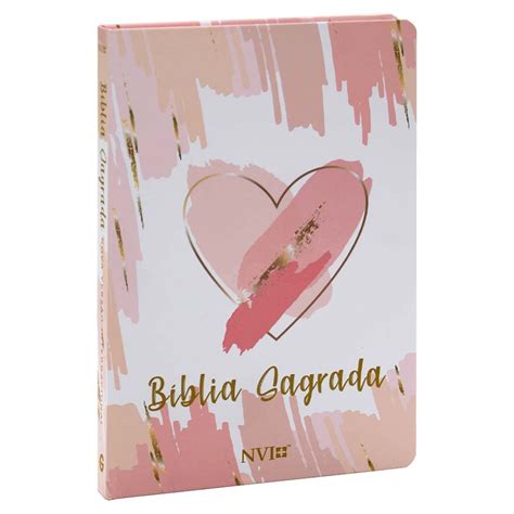 Bíblia Sagrada Nvi Slim Capa Dura Pinceladas De Amor Shopee Brasil