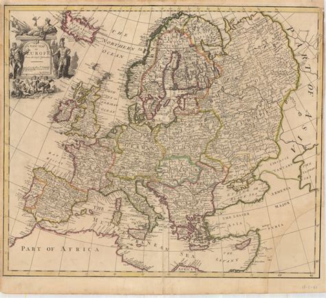 Europa Mapas Generales 1721