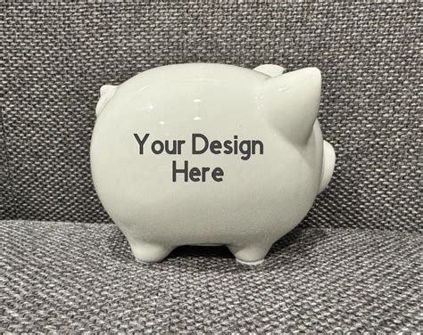 Ceramic Piggy Bank Personalized Piggy Bank 6 Piggy Bank-piggy Bank for Newborn Custom Piggy Bank ...