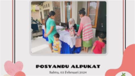 Posyandu Alpukat Kemlagi Utara Desa Kemlagi Kec Kemlagi Kab Mojokerto