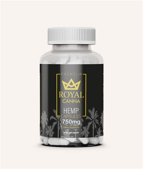 Capsulas Cbd 750 Mg Royal Canna