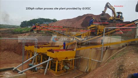 High Efficient Coltan Ore Beneficiation Equipment Full Sets Tantalum