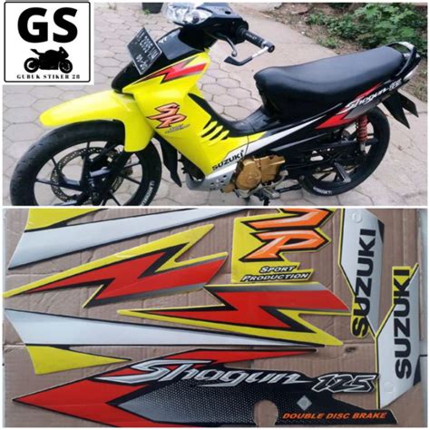 Jual Striping Stiker Lis Body Motor Suzuki Shogun Sp Tahun