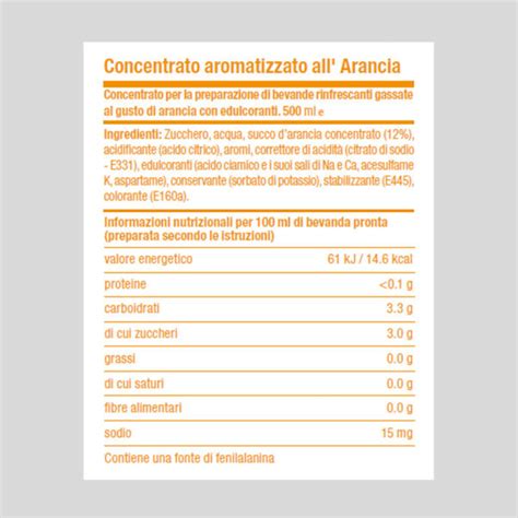 Concentrato Sodastream Gusto Arancia Mio Idraulico Shop