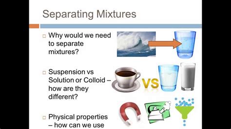 Methods Of Separating Mixtures Grade 7