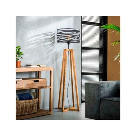 Vloerlamp Twist Houten Kruisframe Slate Grey Online Kopen Udesigned Nl