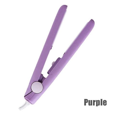 Fer A Boucler Purple Rouleau Ma S En C Ramique Couleurs Mini