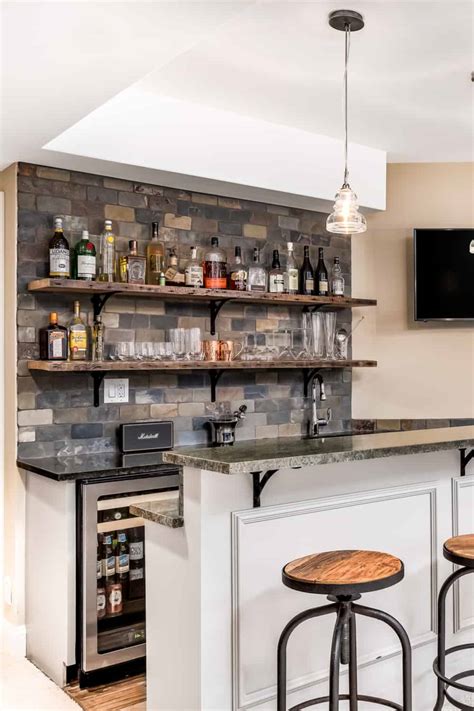 17 Easy Homemade Basement Bar Plans