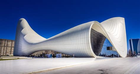 Azerbaijan The Heydar Aliyev Centre Of Baku Arquitetos Zaha Hadid