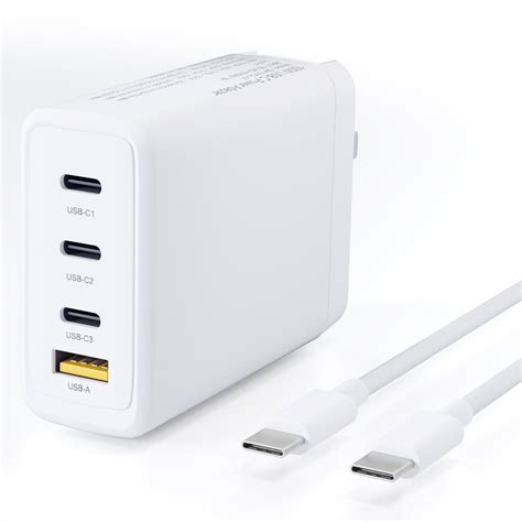 Fast Charger 100w Gan Usb C Charging Station Hub Block Usb C Wall Charger Power Strip Universal