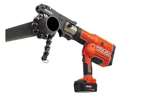 New Ridgid® Press Snaptm Soil Pipe Cutter Provides Fast And Easy