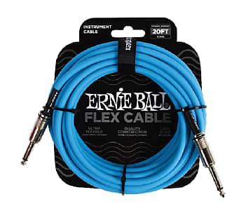 Ernie Ball Flex Cable 20ft Blue Reverb