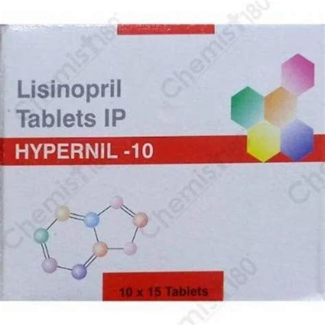 Lisinopril Mg Tablets At Rs Stripe Mahal Nagpur Id