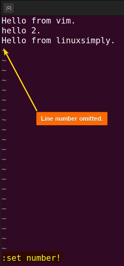 How To Show Line Numbers In Vim All Scenarios Linuxsimply